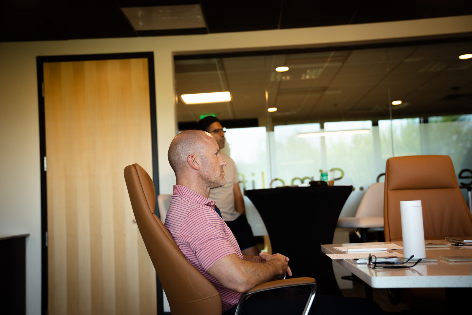Heads-down, working the framework.
